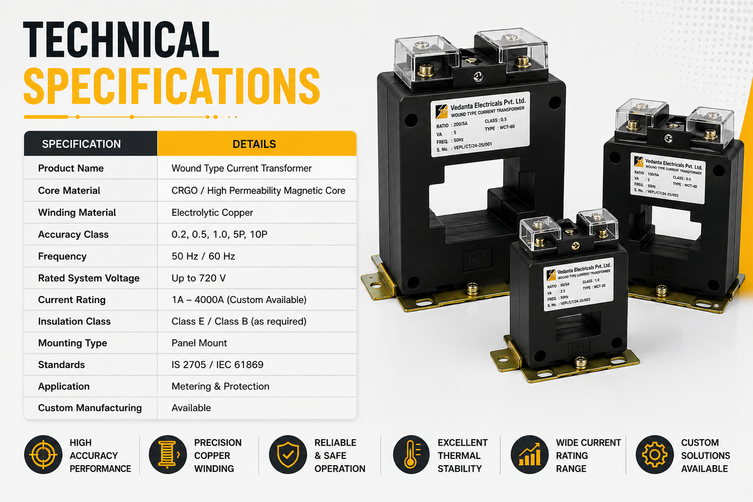 wound-type-current-transformer-specifications