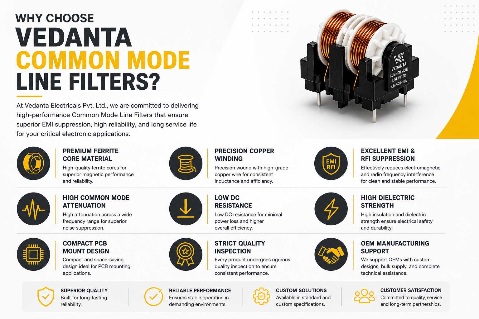 common-mode-line-filter-manufacturer.